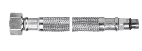 FERRO  Wężyk w oplocie M10x1/2"- 50 D WBS24