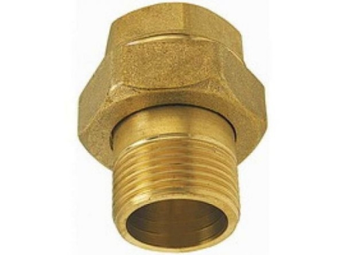 FERRO  Śrubunek mosiężny 3/4" prosty SG3