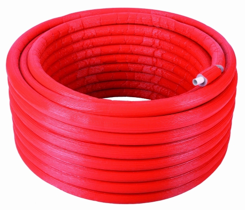 TADline Altech Rura PERT-AL-PE ?16 mm w warstwie izolacyjnej 9 mm czerwonej krążek 50m ALTH-171523