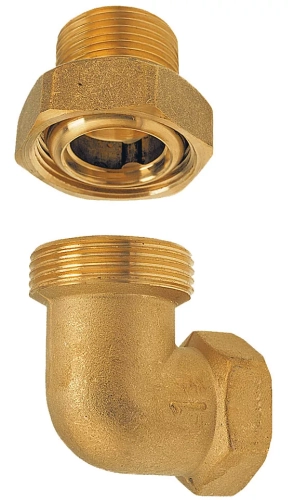 FERRO  Śrubunek kątowy mosiężny  3/4 cala SGU6