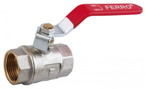 Ferro Zawór kulowy nakrętno-nakrętny z dźwignią DN10 3/8 cala KP10