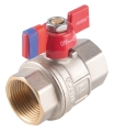FERRO F-Power Zawór kulowy nakrętno-nakrętny z motylkiem 1/2" KFPM11 #1