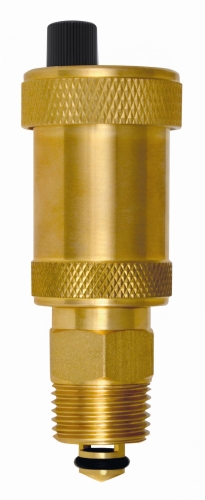 FERRO Odpowietrznik automatyczny z zaworem stopowym 15 1/2" O15AS2