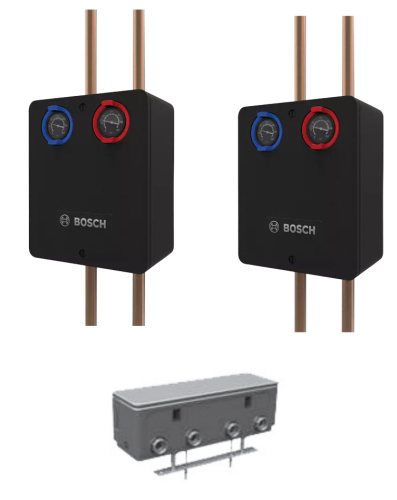 BOSCH JUNKERS Pakiet Grupa pompowa HS25/6 i HSM25/6 z modułem MM100 + Rozdzielacz ze sprzęgłem  hydraulicznym 8 734 100 529