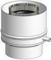 DE DIETRICH HA210 adapter 80/125 86667210A