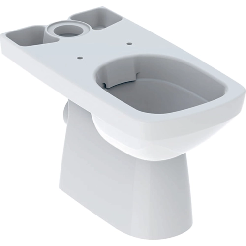 GEBERIT Selnova Square Rimfree Miska kompaktowa lejowa prostokątna odpływ  poziomy 501.563.01.7
