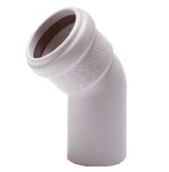 WAVIN Kolano PVC kanalizacja niskoszumowa DN 70/30° BIAŁY AS WAVIN 3074629 3074629