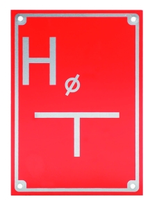 NORSON  Tabliczka z oznaczeniem "H" 1-415-000-001-00