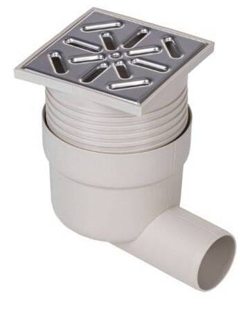 UPONOR AQUA AMBIENT Wpust punktowy boczny 100x100mm FI 50 1136456