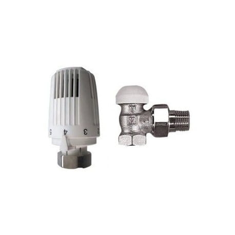 HERZ  Zestaw grzejnikowy termostatyczny prosty 1/2" głowica 1772360