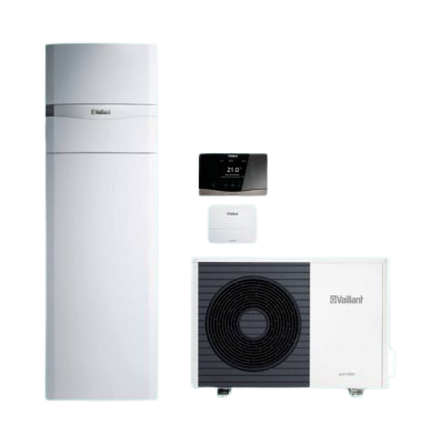 VAILLANT Pompa ciepła powietrze/woda aroTHERM Plus monoblok  VWL 75/6A + centrala grzewcza uniTOWER VIH QW 190/6E + sterownik sensoCOMFORT 720 0010044181  