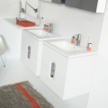 KOŁO TWINS Zestaw umywalka z niskim rantem i szafka wisząca 50 cm (L51950000, 89489000) #3