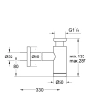GROHE Syfon umywalkowy 5/4" stal nierdzewna 28912DC0  #2