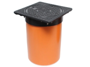 NORSON Właz z rurą teleskopową bez uszczelki B-125/315 12,5T  pełny kwadrat  1-331-012-315-00