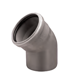 WAVIN HT Kolano PVC 110/45°  3021669